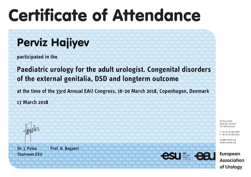 ESU course: congenital anomalies of the external genitalia and DSD